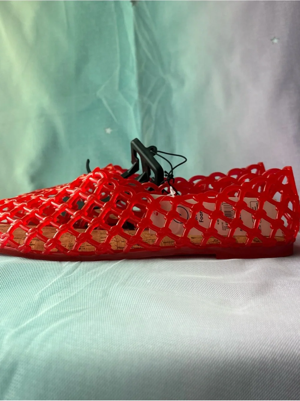 Women’s Jelly Sandals in Bright Red size 9 new with tags